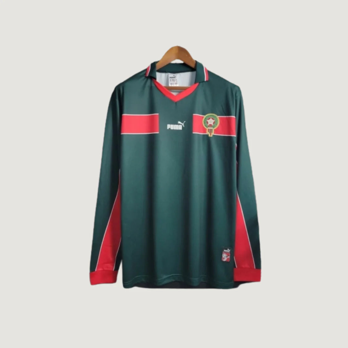 Maroc – Maillot Retro 1998 Manches Longues – Vert Ma boutique