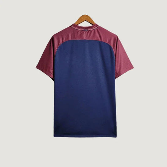 Paris Saint Germain ( PSG ) - Maillot Rétro 17/18 - Bleu Ma boutique
