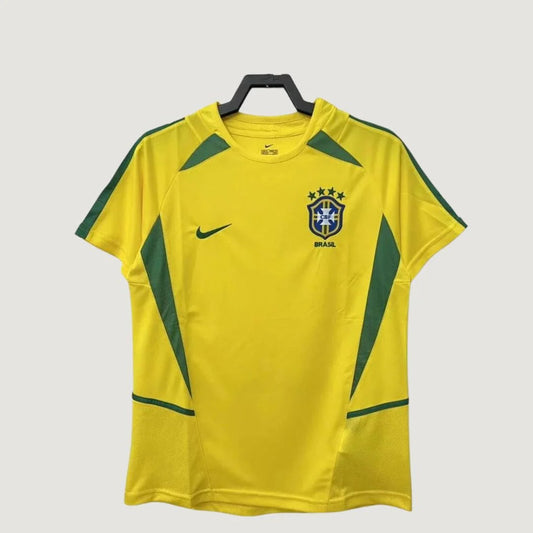 Brésil - Maillot Rétro 2002 - Jaune,Vert Ma boutique