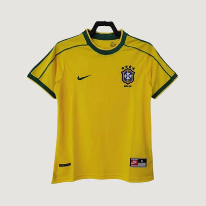 Brésil - Maillot Rétro 1998 - Jaune Ma boutique