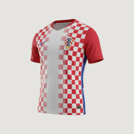 Croatie – Maillot Domicile Coupe du Monde 2026 – Damier rouge & blanc iconique Ma boutique