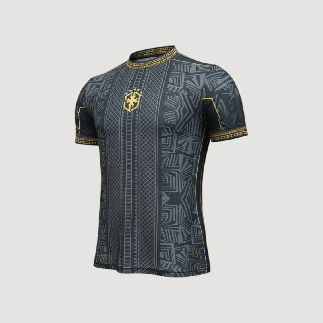 Brésil – Maillot Concept 2026 – Noir, Gris, Or Ma boutique