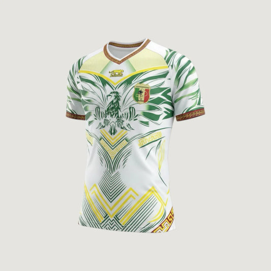 Mali – Maillot Domicile 2026 – Blanc, Vert, Jaune Ma boutique
