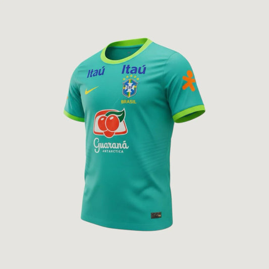 Brésil – Maillot d’Entraînement 2025/26 Homme – Vert lac, Vert clair Ma boutique
