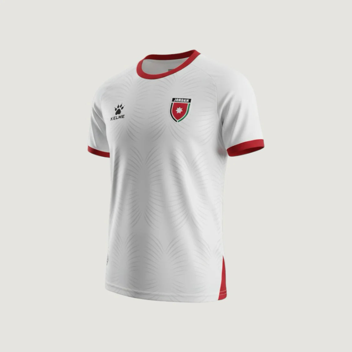 Jordanie – Maillot Domicile Coupe du Monde 2026 – Blanc, Rouge Ma boutique
