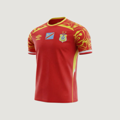 Congo – Maillot Domicile Coupe du Monde 2026 – Rouge, Jaune Ma boutique