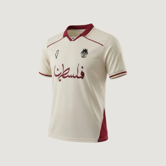 CD Palestino – Maillot 2025/26 – Écru, Rouge Bordeaux Ma boutique