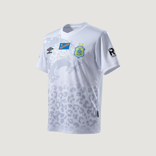 Congo – Maillot Domicile 2026 – Blanc, Gris Ma boutique