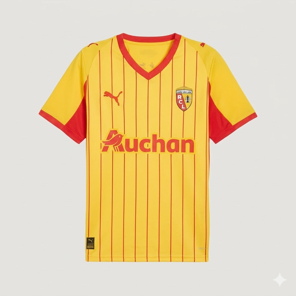 RC Lens – Maillot Domicile 25/26 – Jaune, Rouge Ma boutique