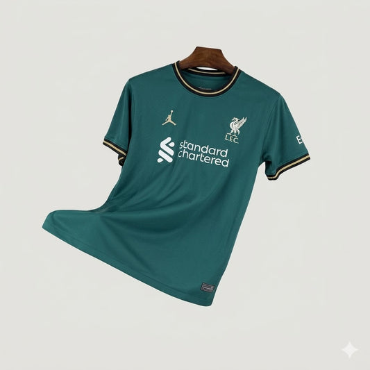 Liverpool FC – Maillot Édition Spéciale 2025/26 – Vert Émeraude, Doré Ma boutique