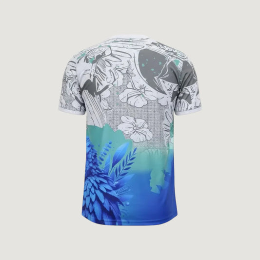 Brésil – Maillot Concept “Perroquet Bleu” 2025/26 – Blanc, Bleu Ma boutique