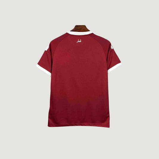 Qatar – Maillot Domicile Coupe du Monde 2026 – Bordeaux, Blanc Ma boutique