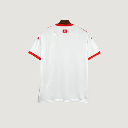 Tunisie – Maillot Extérieur Coupe du Monde 2026 – Blanc, Rouge, Gris Ma boutique