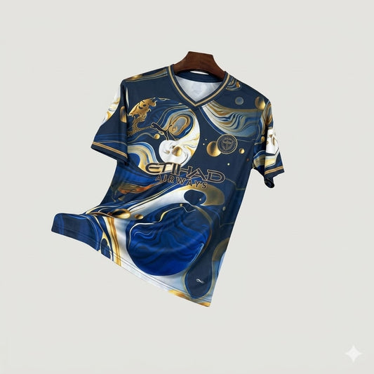 Manchester City – Maillot Concept 2025/26 – Bleu & Doré Ma boutique