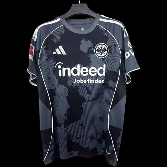 Eintracht Frankfurt – Maillot Third 2025/26 – Gris, Noir Ma boutique