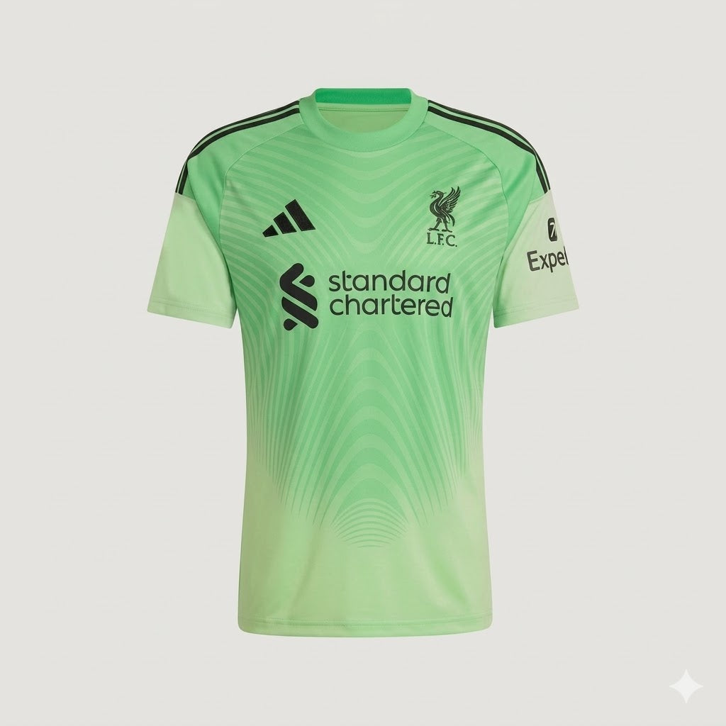 Liverpool – Maillot Gardien Domicile 2025/26 – Vert Ma boutique