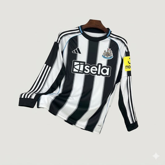 Newcastle – Maillot Domicile 25/26 – Noir, Blanc (Manches Longues) Ma boutique
