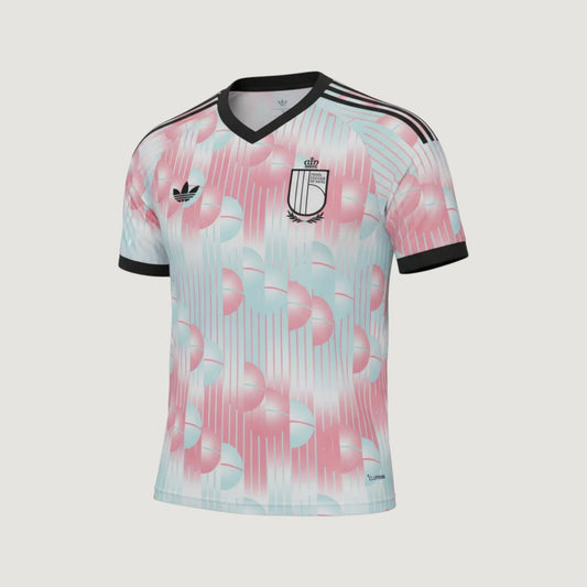 Belgique – Maillot Extérieur 2026 – Rose, Bleu Ma boutique