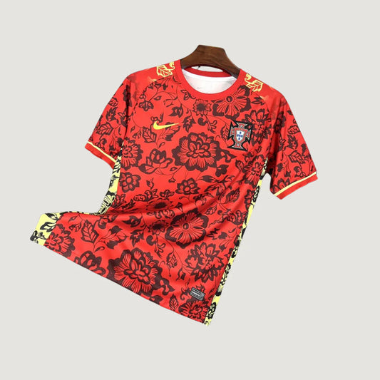 Portugal – Maillot Concept Fleurs 2025/26 – Rouge Ma boutique
