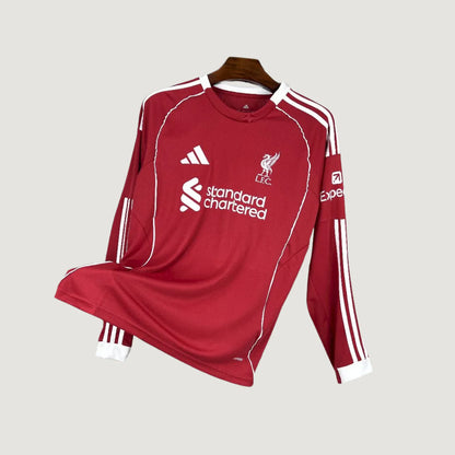 Liverpool – Maillot Domicile 25/26 Manches Longues – Rouge Ma boutique