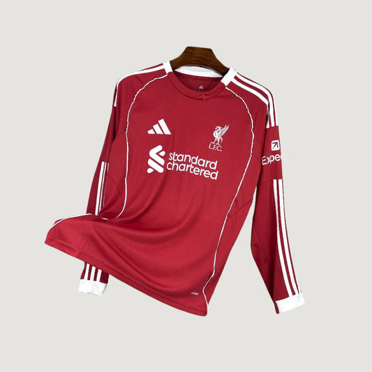 Liverpool – Maillot Domicile 25/26 Manches Longues – Rouge Ma boutique