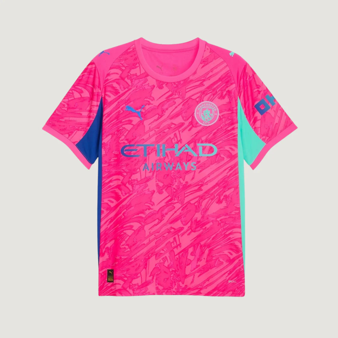 Manchester City – Maillot Gardien 2025/26 – Rose, Bleu Ma boutique