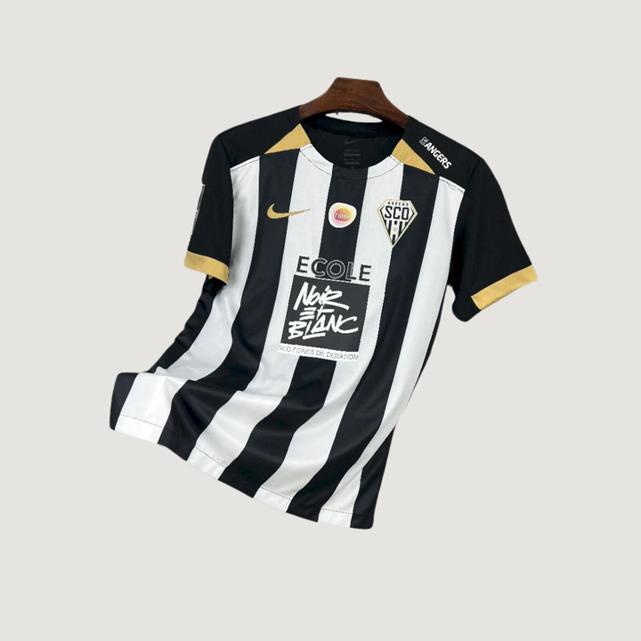 Angers SCO – Maillot Domicile 2025/2026 – Noir et Blanc Ma boutique