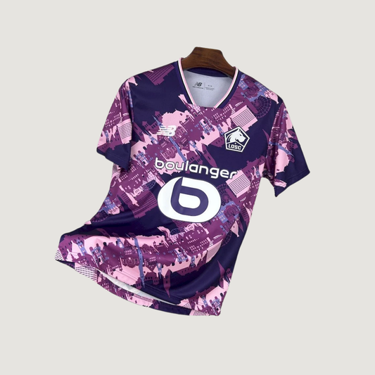 Lille LOSC – Maillot Extérieur 25/26 – Violet/Rose Ma boutique