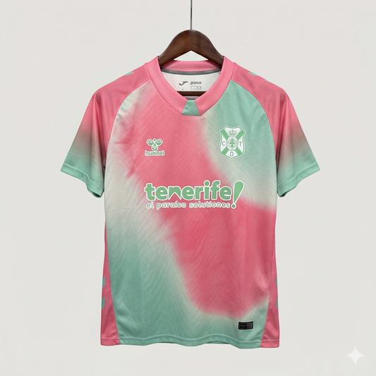 CD Tenerife – Maillot Third 2025/26 – Rose, Vert Ma boutique