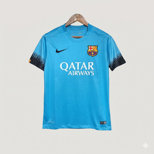 FC Barcelone - Maillot Rétro 15/16 - Bleu Ma boutique