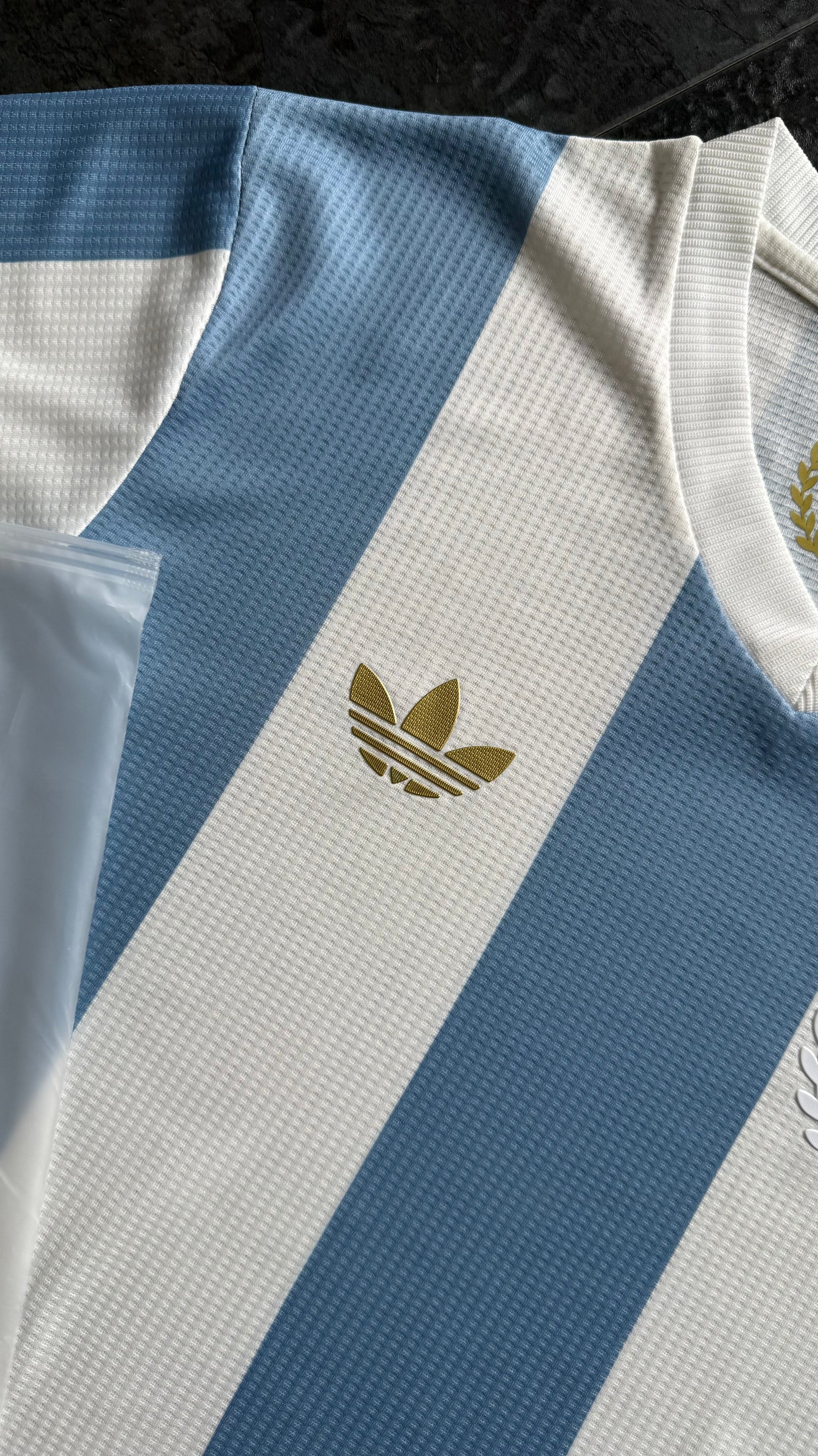 Argentine – Maillot Retro 50ème Anniversaire – Bleu ciel Ma boutique