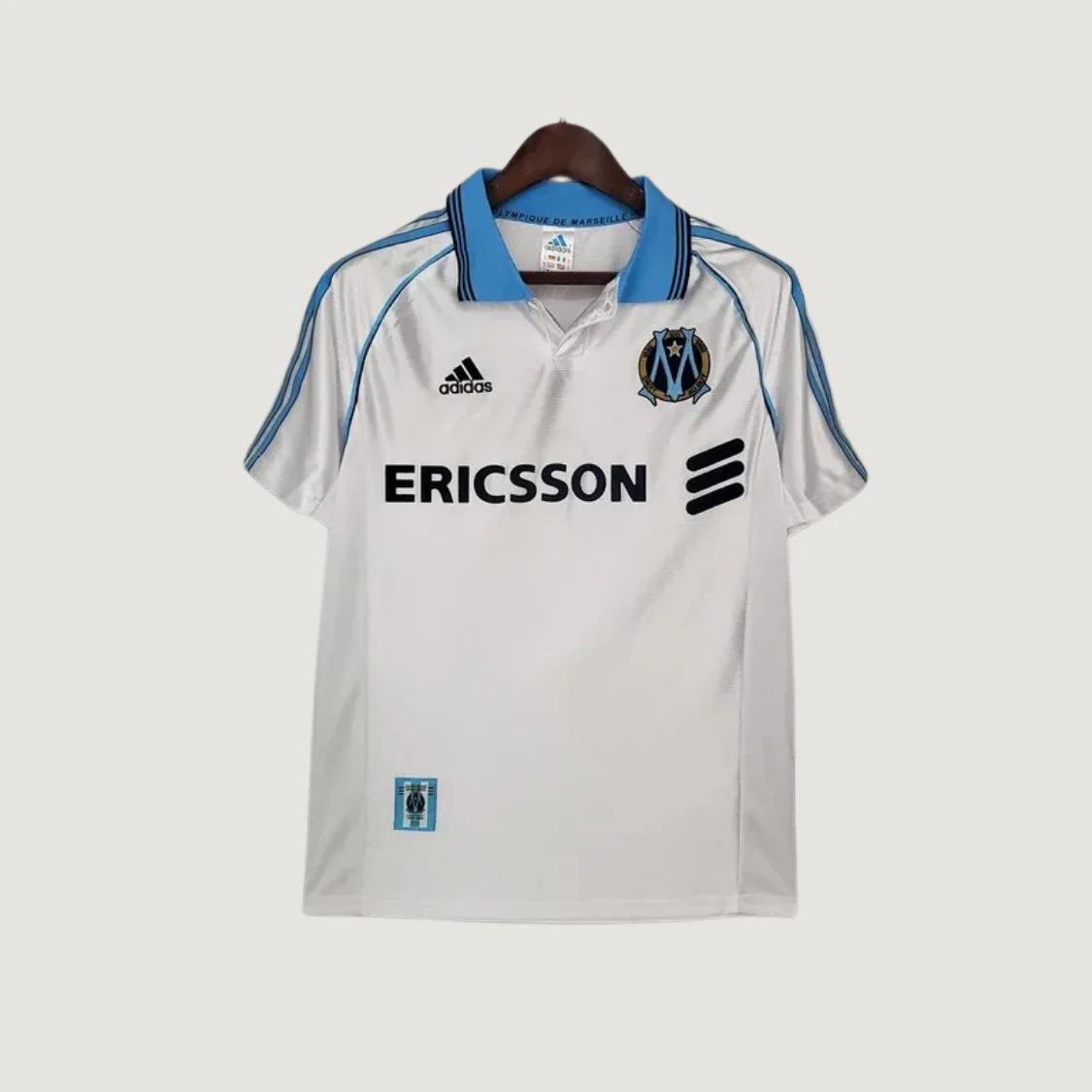 Olympique de Marseille – Maillot Rétro 99/00 – Blanc Ma boutique