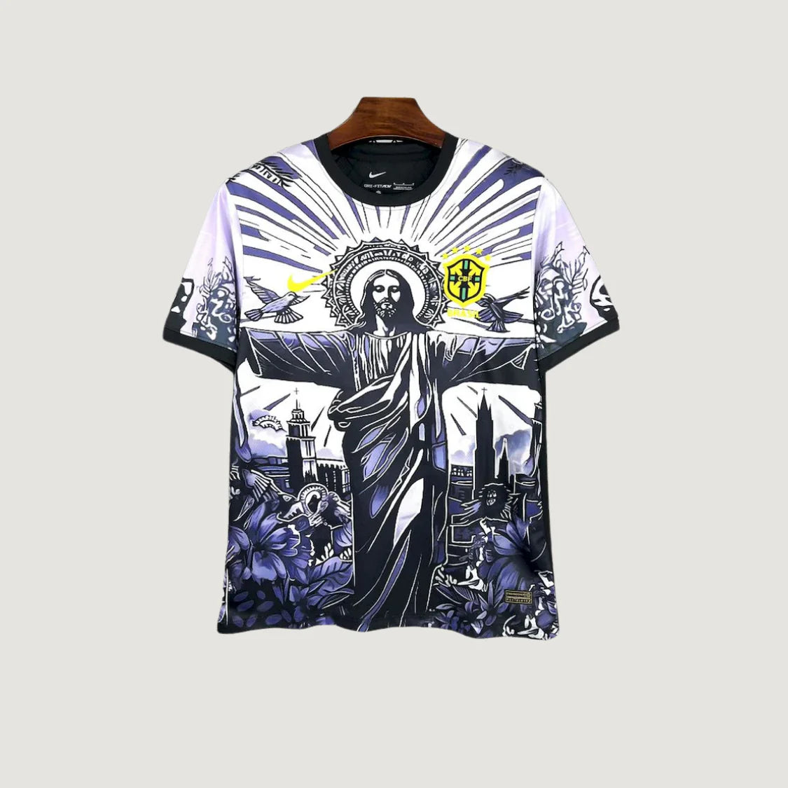Brésil – Maillot Concept 2025/26 – Blanc, Noir Ma boutique