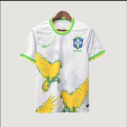 Brésil - Concept Oiseaux - Blanc, Jaune ( Fan ) Ma boutique