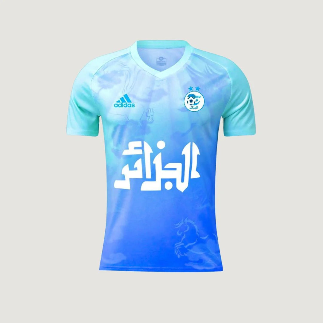 Algérie – Maillot Concept 2025 – Bleu & Cyan Ma boutique