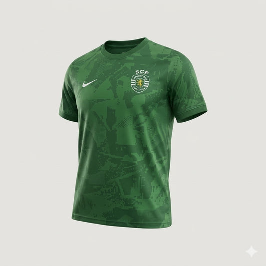 Sporting CP – Maillot Entraînement 2025-26 – vert, vert foncé Ma boutique