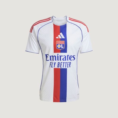 Olympique Lyonnais – Maillot Domicile 25/26 – Blanc, Rouge, Bleu Ma boutique