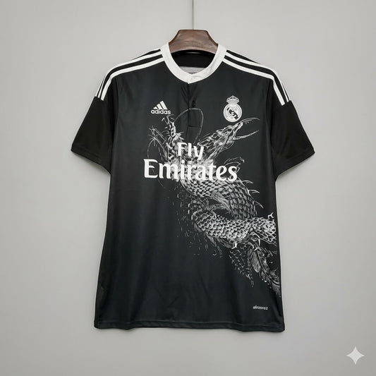 Real Madrid - Maillot Rétro 14/15 - Noir Ma boutique
