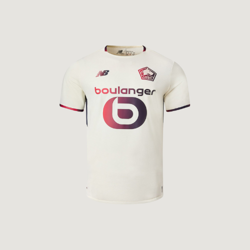 LOSC Lille – Maillot Extérieur 25/26 – Blanc, Granat Ma boutique