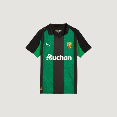RC Lens – Maillot Extérieur 2025/26 – Noir & Vert Ma boutique