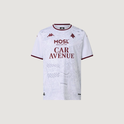 FC Metz – Maillot Domicile 2025/26 – Blanc Ma boutique