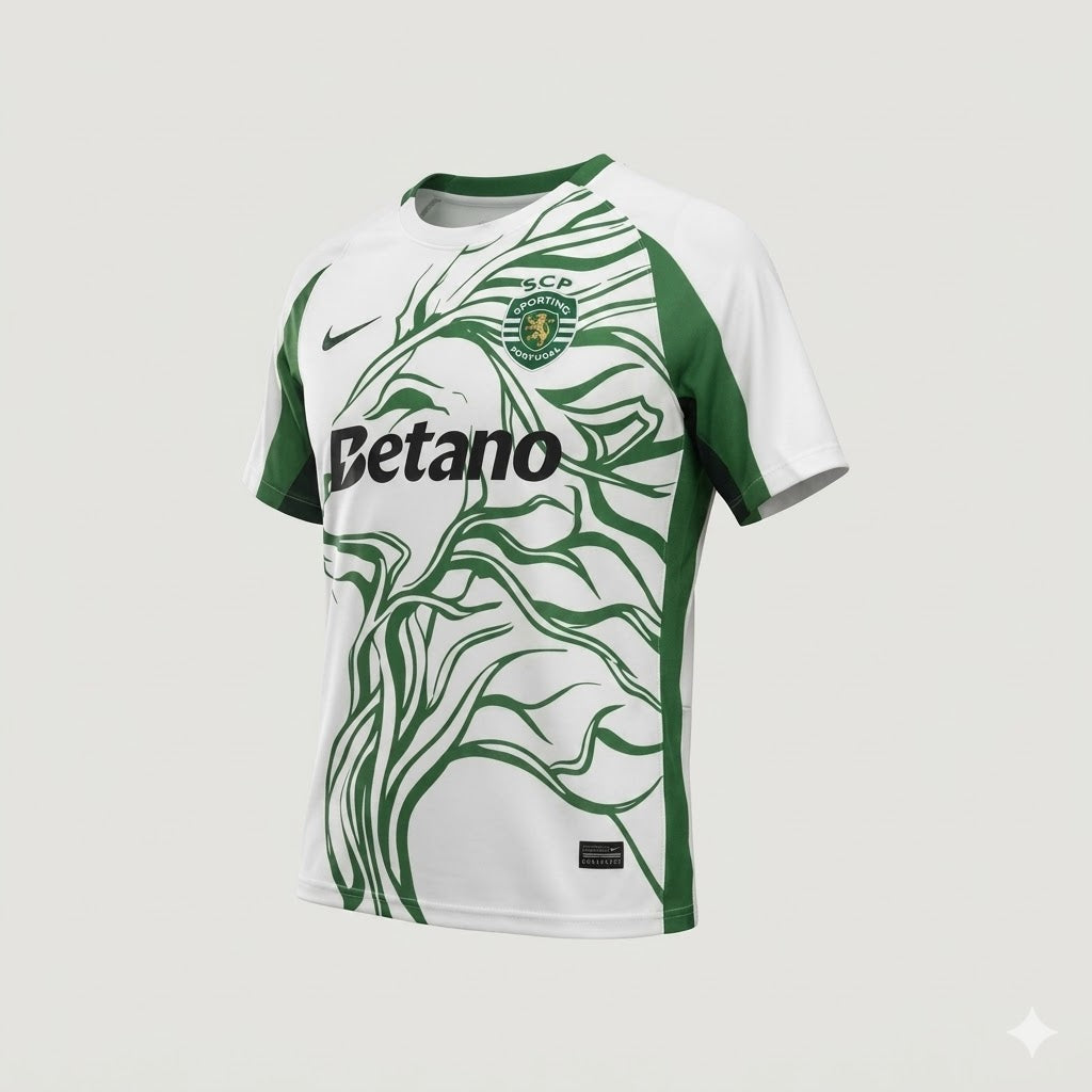 Sporting CP – Maillot Concept 2025-26 – blanc, vert Ma boutique
