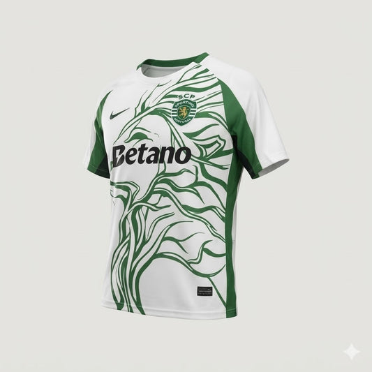 Sporting CP – Maillot Concept 2025-26 – blanc, vert Ma boutique