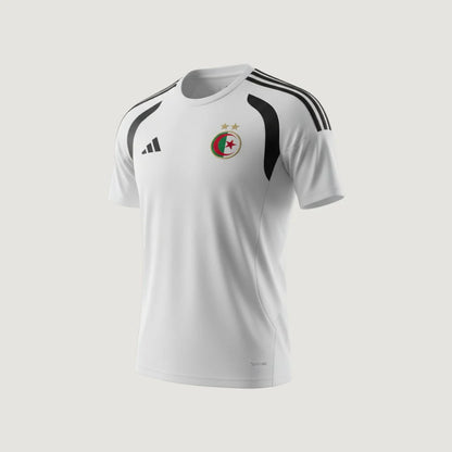 Algérie – Maillot d’Entraînement Coupe du Monde 2026 Homme – Blanc, Noir Ma boutique