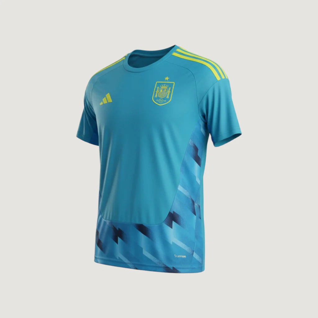 Espagne – Maillot Gardien Coupe du Monde 2026 – Bleu turquoise, Jaune Ma boutique
