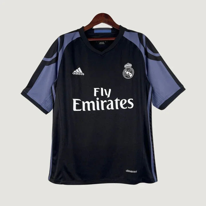 Real Madrid - Maillot Rétro extérieur 2016/2017 - Noir, Violet Ma boutique