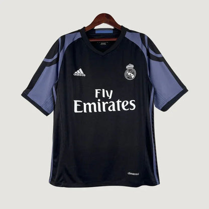 Real Madrid - Maillot Rétro extérieur 2016/2017 - Noir, Violet Ma boutique