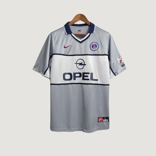 Paris Saint Germain ( PSG ) - Maillot Rétro 2000 - Gris Ma boutique