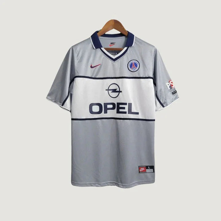 Paris Saint Germain ( PSG ) - Maillot Rétro 2000 - Gris Ma boutique